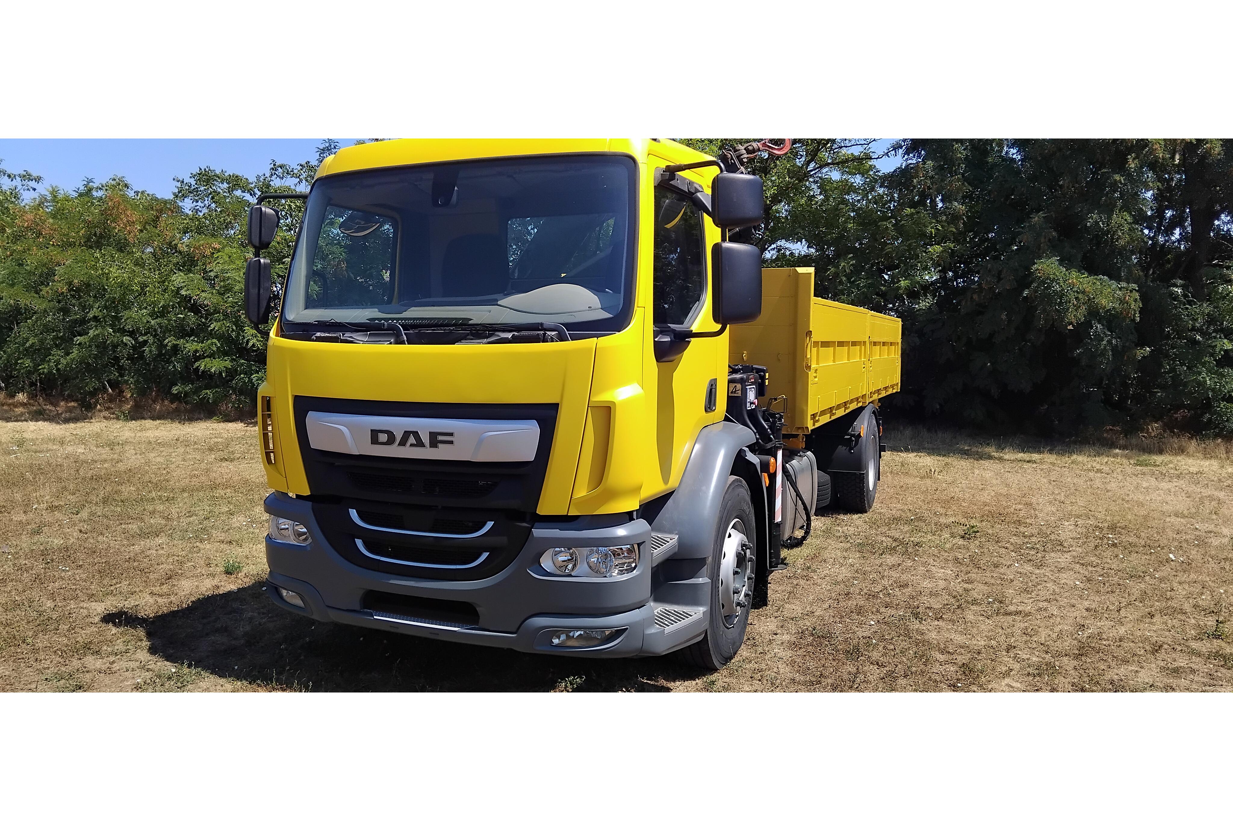 DAF LF 290 FA 19 t basculabil cu macara HIAB 111 cu telecomandă, Euro 6. Imaginea 4 pentru DAF LF 290 FA 19 t basculabil cu macara HIAB 111 cu telecomandă, Euro 6.