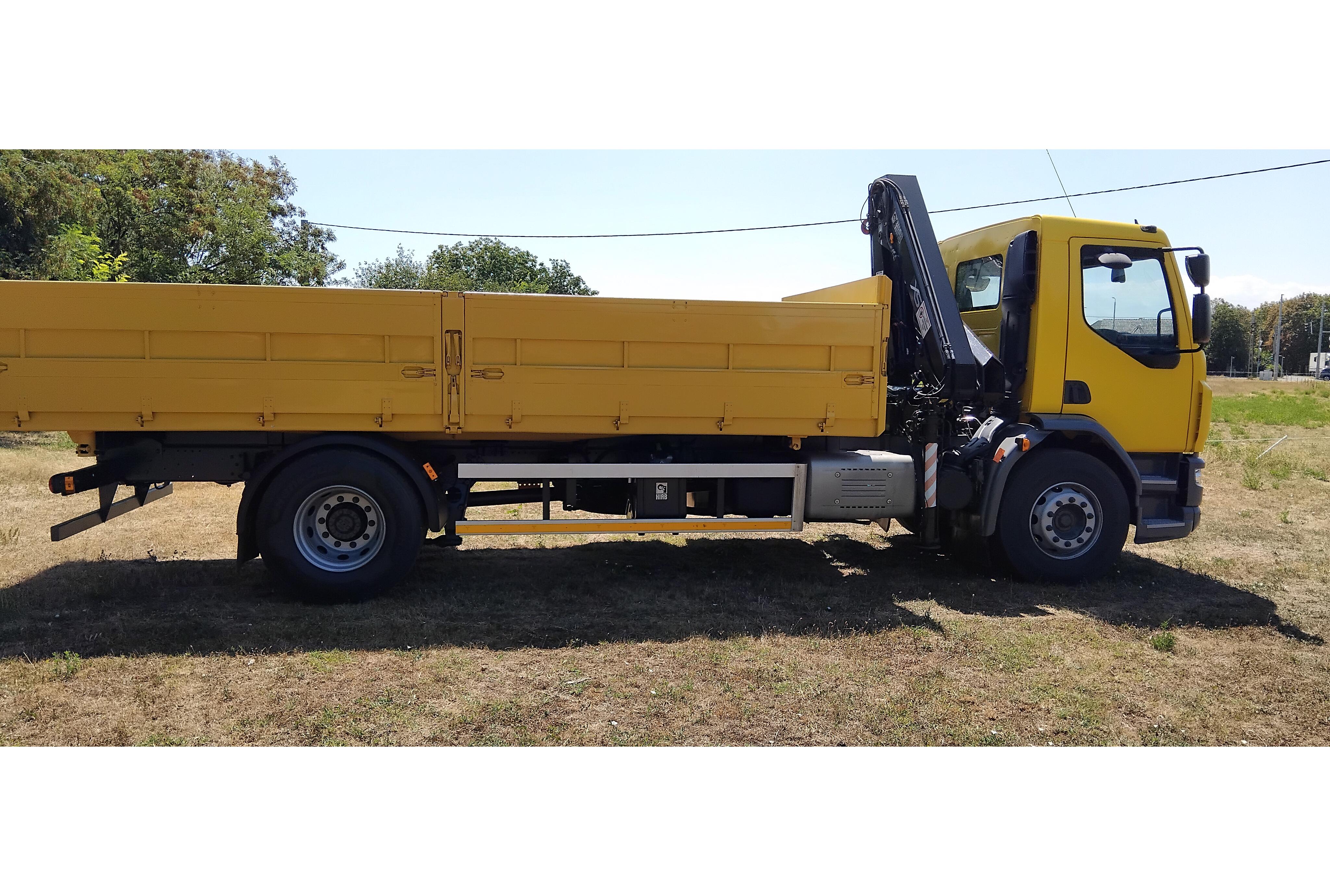 DAF LF 290 FA 19 t basculabil cu macara HIAB 111 cu telecomandă, Euro 6. Imaginea 10 pentru DAF LF 290 FA 19 t basculabil cu macara HIAB 111 cu telecomandă, Euro 6.